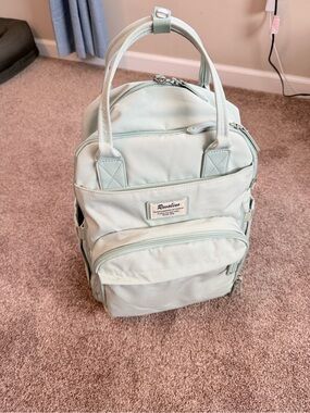 Ruvalino Large Mint Diaper Backpack
